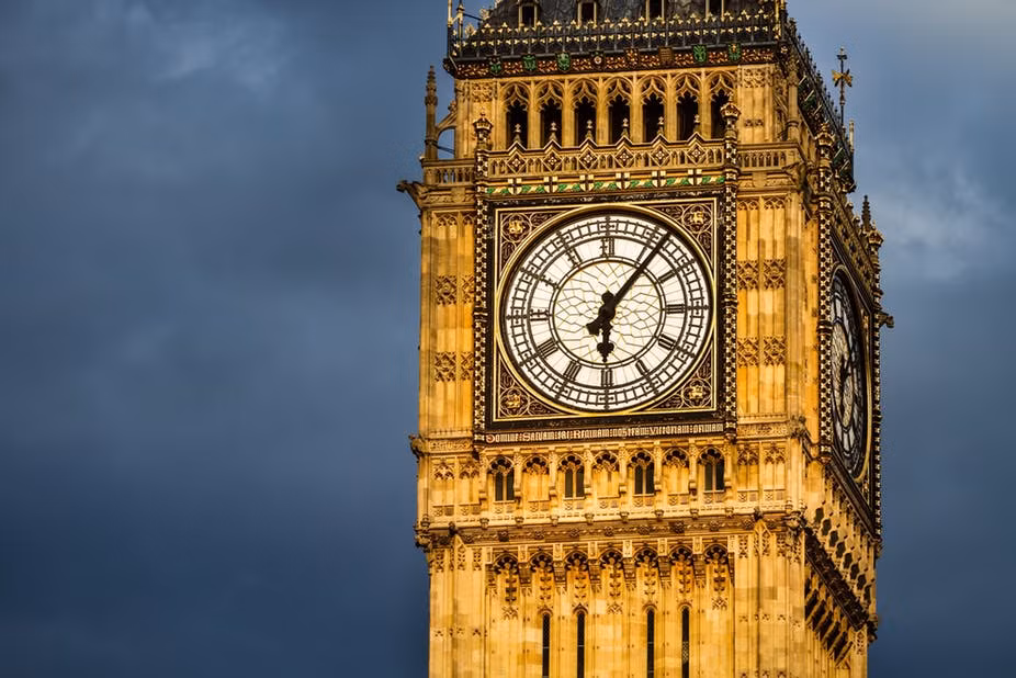 Phải mất 34 năm tháp đồng hồ Big Ben mới hoàn thành quá trình xây dựng.