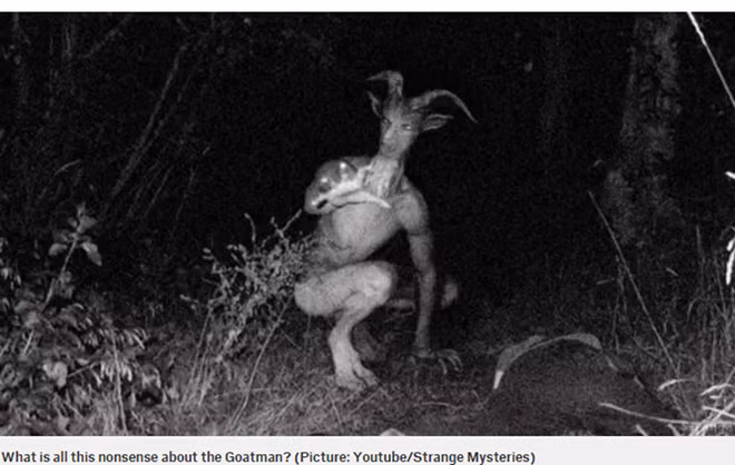 Theo Metro, người dê ẩn náu dưới một cây cầu cũ của hạt Prince George.