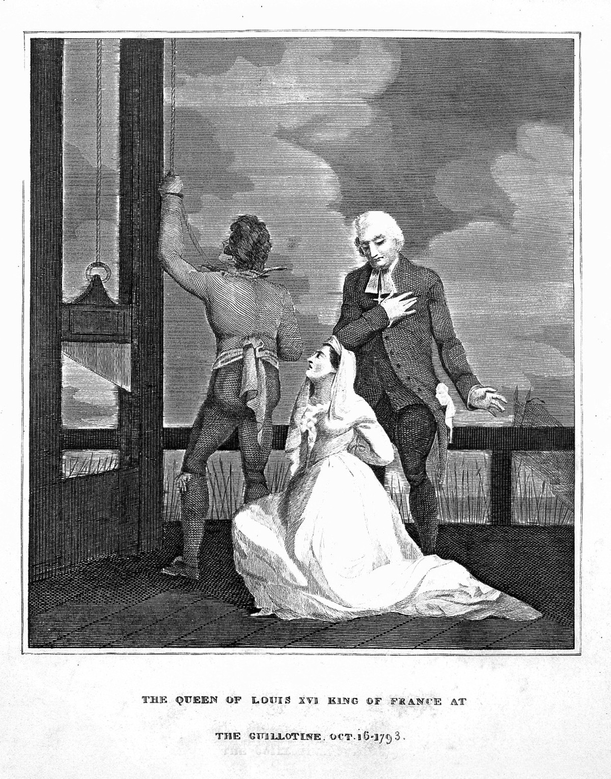 Đến ngày 14/10/1793, Marie Antoinette bị đem ra xét xử trước Tòa án Cách mạng. Trước hàng loạt cáo buộc như tổ chức những cuộc truy hoan ở Versailles, lấy từ ngân khố hàng triệu livre để gửi sang Áo, sáng sớm ngày 16/10/1793, bà bị kết án phản quốc và bị chém đầu tại Quảng trường Cách mạng.