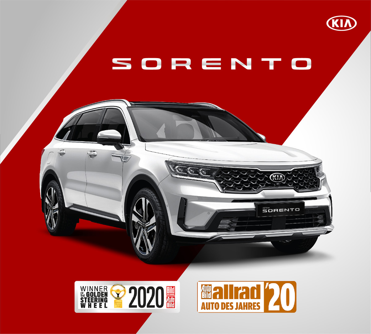 Kia Sorento 2021 (All New) boi thu giai thuong quoc te