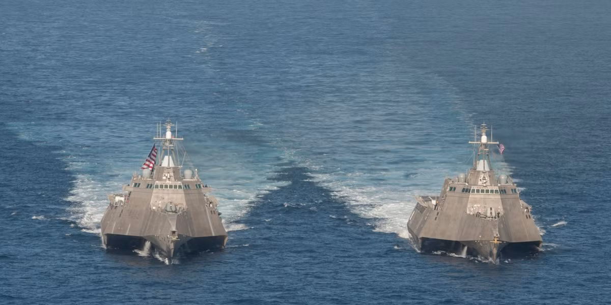 Tàu chiến đấu ven biển hiện đại và đắt đỏ nhất của Hải quân Mỹ hiện nay là các tàu thuộc lớp Independence. Theo thông tin mới nhất, các tàu chiến này sẽ sớm được nâng cấp vũ khí nhằm tăng cường khả năng chiến đấu trong tương lai. Nguồn ảnh: BI.