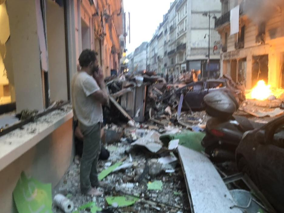 Vụ nổ được xác định xảy ra trong một căn hộ nằm trên đường Rue de Trevise, phía bắc khu trung tâm của thủ đô Paris. Nguồn ảnh: Reuters.