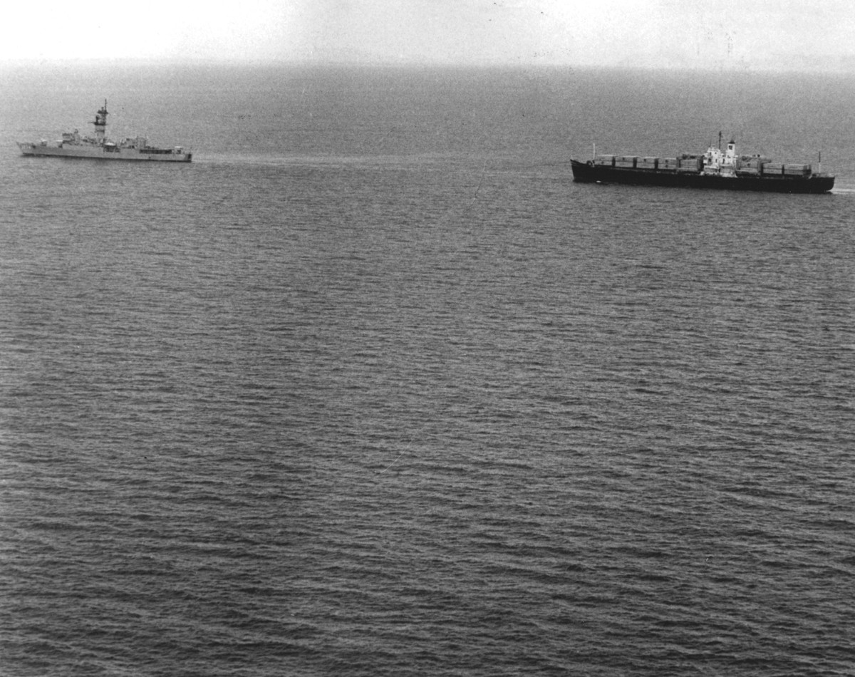 Trận chiến cuối cùng của Mỹ diễn ra từ ngày 12 tới ngày 15/5/1975 để giành lại một tàu hàng trong đó có chuyên chở theo hàng tấn tài liệu tối mật được Mỹ di tản khỏi Sài Gòn chỉ trước đó ít ngày. Nguồn ảnh: Fordlibrarymuseum.