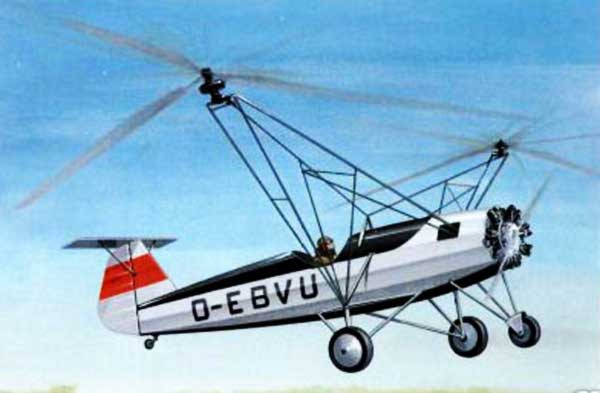 Là một sản phẩm do hãng Focke-Achgelis của Đức thiết kế và sản xuất, trực thăng có tới hai cánh quạt chính và cả hai cánh quạt này đều có kích cỡ bằng nhau. Nguồn ảnh: Thearchive.