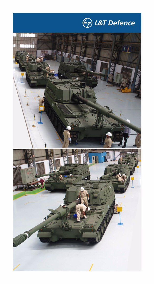 Về cơ bản, pháo tự hành Vajra của Ấn Độ có thông số kỹ thuật gần như y hệt với phiên bản K-9 được Hàn Quốc sản xuất. Nguồn ảnh: QQ.