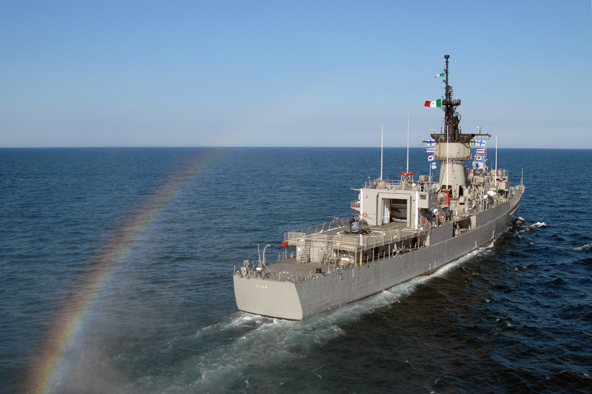 Cuối cùng là lực lượng hải quân, sức mạnh của lực lượng hải quân Mexico đến từ 131 tàu tuần tra ven biển - vỗn dĩ cũng có nhiệm vụ quan trọng nhất là chống buôn lậu ma tuý đường biển. Kèm theo đó, lực lượng này còn có 6 khinh hạm. Nguồn ảnh: GFP.