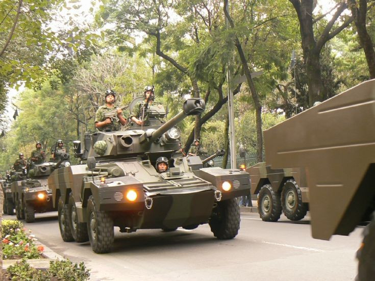 Một sự thật khá bất ngờ đó là trong biên chế lực lượng tăng thiết giáp của Mexico, hoàn toàn không có xe tăng chủ lực mà chỉ toàn xe chiến đấu bộ binh, xe chở quân và pháo tự hành chống tăng. Nguồn ảnh: GFP.