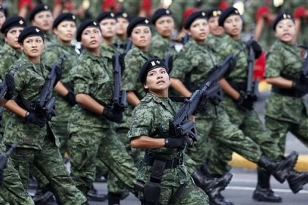 Hiện tại quân đội Mexico được Global Fire Power xếp ở vị trí thứ 32 trên tổng số 136 quốc gia trên thế giới. Nguồn ảnh: GFP.