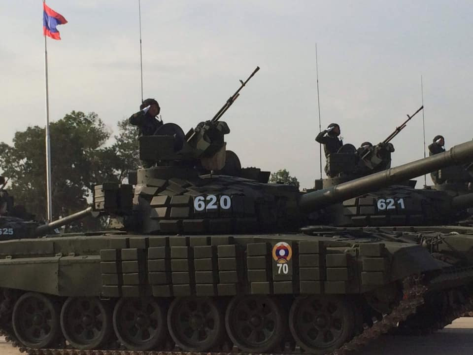 Biến thể T-72 được Lào chọn mua của Nga là T-72B1MS. Biến thể này được xem là có khả năng chiến đấu tiệm cận với T-90S - phiên bản xe tăng chủ lực mà Việt Nam mua của Nga. Nguồn ảnh: ອຍເປັນຄົນລາວ.