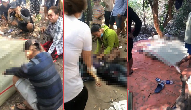 Trước đó, ngày 29/1, Lê Quốc Tuấn cùng em họ Lê Quốc Minh đến sới bạc tài xỉu và đá gà trong khu vườn nhãn gần nhà dân ở ấp 5, xã Tân Thạnh Đông, huyện Củ Chi chơi lắc tài xỉu. Tại đây, Tuấn thua bạc nên cay cú vì cho rằng bị chơi gian nên đã về nhà và trở lại với khẩu súng AK, nổ súng vào 5 người đang chơi bạc khiến 4 người chết tại chỗ, 1 người bị thương. Ảnh: PLO.