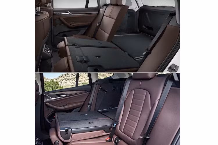 Nội thất của chiếc xe cũng có chất lượng hoàn thiện tốt hơn hẳn và không gian rộng rãi hơn. Ở phía sau, cả 2 thế hệ X3 đều có lưng ghế gập 40/20/40 để có thể gia tăng thể tích khoang hành lý một cách linh hoạt khi cần thiết. Các lưng ghế có thể được gập từ phía sau khoang hành lý, giúp mở rộng thể tích từ 0,81 thành 1,77 mét khối. Nhờ có khoảng sáng gầm 20 cm, X3 mới cũng có khả năng lội nước sâu hơn, tới tối đa 49,8 cm.