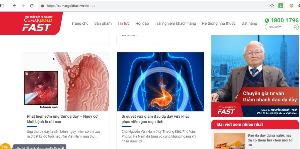 CumarGold Fast quang cao nhu thuoc, lua nguoi benh: Cty CVI tra loi “tien hau bat nhat”?!-Hinh-5