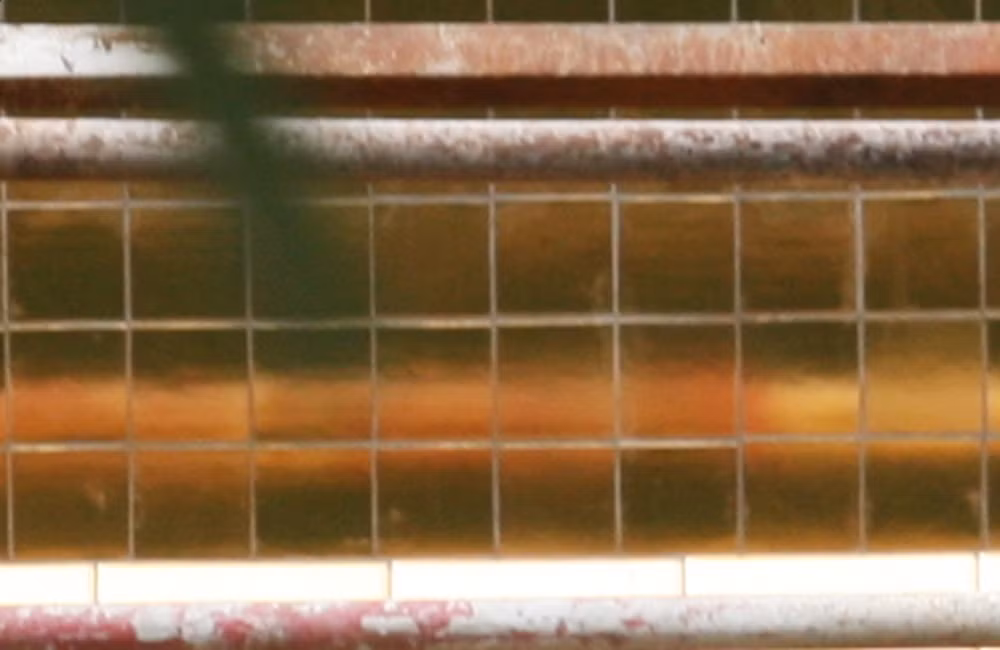 Cận cảnh những viên gạch men phủ vàng 24k bên ngoài dự án khách sạn Hà Nội Golden Lake.