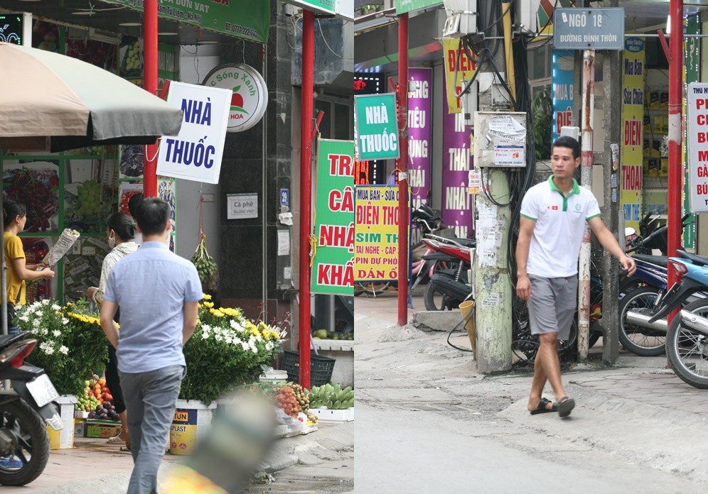 Vỉa hè dành cho người đi bộ chẳng còn, buộc người dân phải di chuyển luồn lách qua các phương tiện dưới lòng đường.