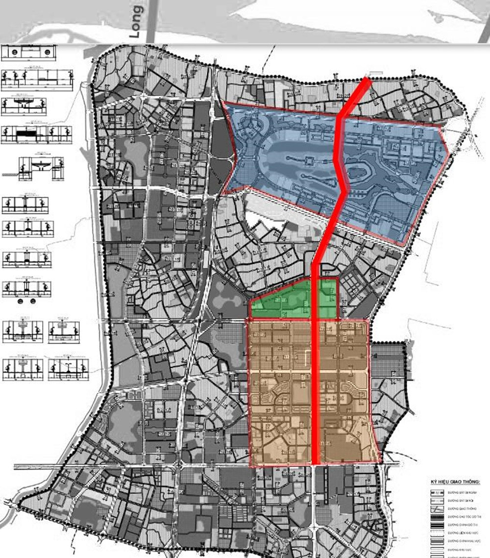 Trong bản đồ quy hoạch giao thông, tuyến đường Nguyễn Văn Huyên kéo dài (màu đỏ) dự kiến trở thành "trục xương sống" giao thông phía Tây Hồ Tây. Do nhu cầu đi lại của người dân nên hơn 500m đoạn đường của dự án này nối từ đường 40m trong Khu đô thị Tây Hồ Tây ra đường Hoàng Quốc Việt đã được thông xe.