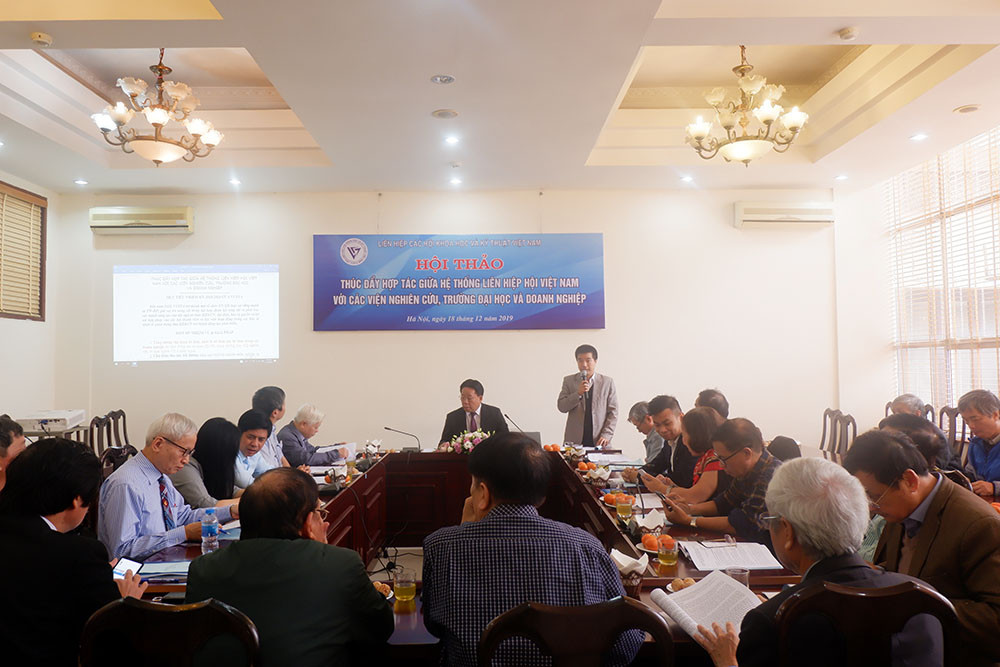 Thuc day hop tac giu LHHVN voi cac vien nghien cuu, truong dai hoc va doanh nghiep