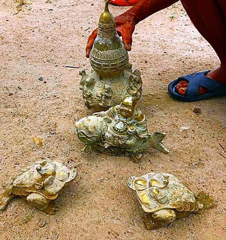 Dao ao bat ngo phat hien 'kho bau' khung gan nui Tau
