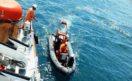 Lực lượng TKCN Vungtau MRCC đang tích cực tìm kiếm các nạn nhân mất tích trên biển Vũng Tàu.