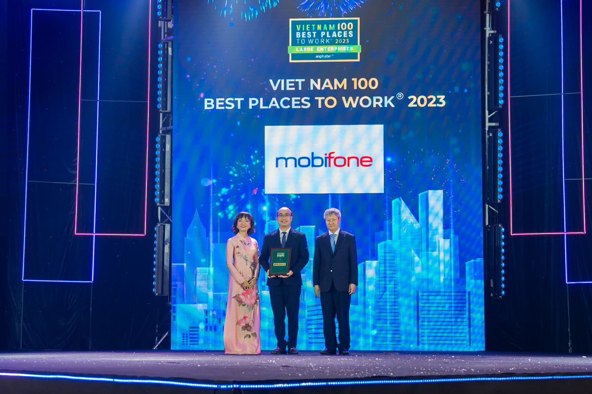 MobiFone được vinh danh là một trong những Nơi làm việc tốt nhất Việt Nam năm 2023 MobiFone duoc vinh danh la mot trong nhung Noi lam viec tot nhat Viet Nam nam 2023
