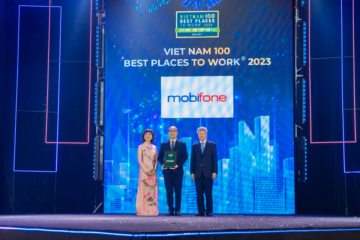 MobiFone duoc vinh danh la mot trong nhung Noi lam viec tot nhat Viet Nam nam 2023
