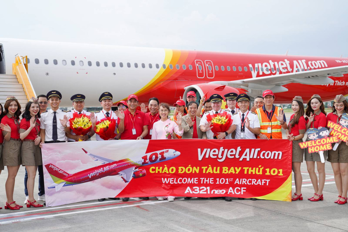 Liên tục nhận tàu bay mới, Vietjet đón tàu bay thứ 101 - Hình 3 Lien tuc nhan tau bay moi, Vietjet don tau bay thu 101-Hinh-3