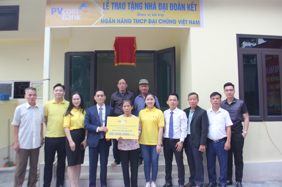 PVcomBank ho tro xay dung nha “Dai doan ket” tai thanh pho Hai Phong