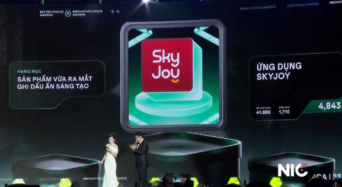Vietjet SkyJoy la “San pham vua ra mat ghi dau an sang tao” tai Better Choice Awards 2023-Hinh-3
