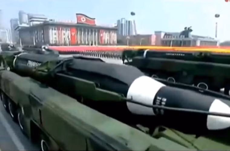 Tuy nhiên, Musudan được cho là vẫn đang trong quá trình phát triển bởi 8/9 lần thử nghiệm tên lửa thất bại. Nguồn ảnh: KCTV