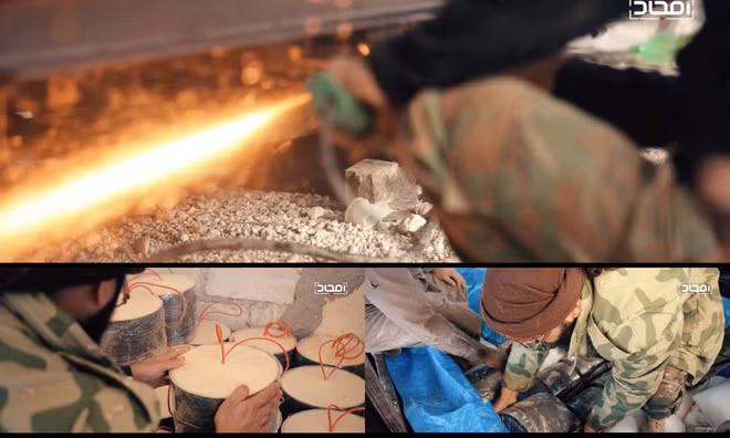 Những IED nhiều khi không đơn thuần chỉ là các khối thuốc nổ thông thường, mà có khi bằng đầu đạn pháo 155 mm, thậm chí bằng cả quả bom có trọng lượng đến 250 kg, mà các lực lượng khủng bố thu được từ các kho vũ khí của Quân đội Syria hoặc Iraq; hoặc chính là những quả bom do máy bay Mỹ hoặc Nga ném xuống, nhưng không nổ.