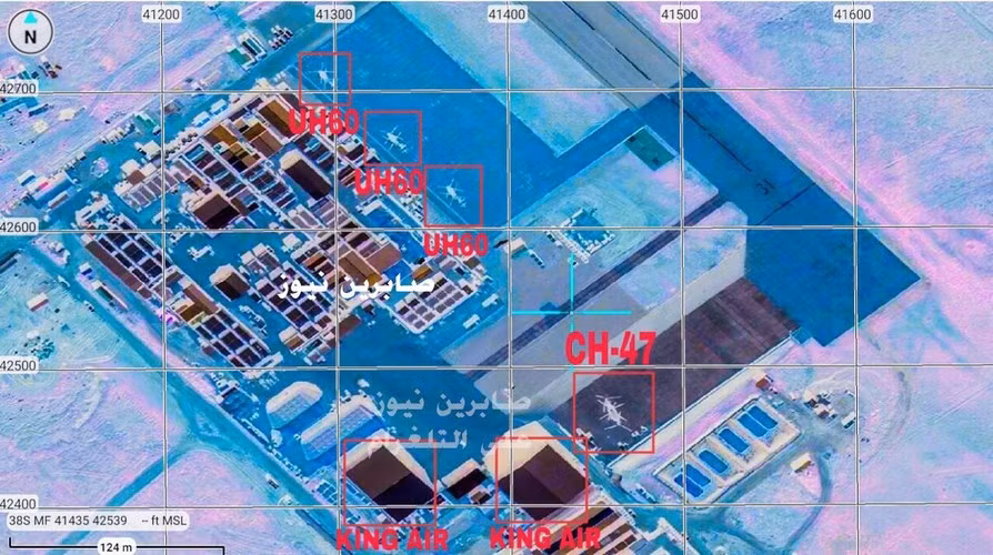 Nhằm chứng minh cho luận điểm trên, một bức ảnh được công bố cho thấy một máy bay không người lái (UAV) của Iran bay xung quanh căn cứ quân sự lớn nhất của Mỹ ở nước láng giềng Iraq và chụp ảnh mọi vị trí tại đây.