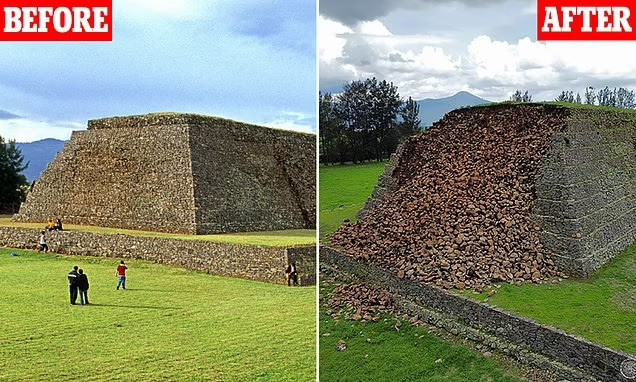 Người Purépecha vẫn sống ở một số nơi tại bang Michoacán phía tây Mexico. Họ cho rằng sự sụp đổ của kim tự tháp là điềm xấu hoặc thông điệp từ thần linh.