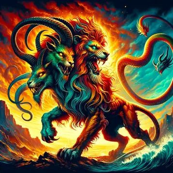 Chimera còn sở hữu khả năng đáng sợ là thở ra lửa nên có thể thiêu rụi các sinh vật sống hoặc nhà cửa, đền thờ và các công trình khác. Thêm nữa, nó có khả năng di chuyển với tốc độ nhanh như sấm chớp.