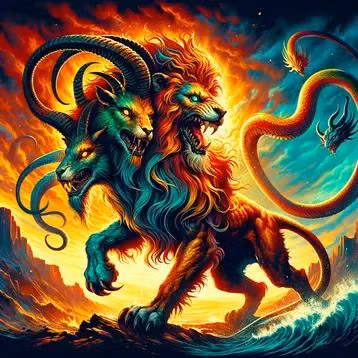 Chimera còn sở hữu khả năng đáng sợ là thở ra lửa nên có thể thiêu rụi các sinh vật sống hoặc nhà cửa, đền thờ và các công trình khác. Thêm nữa, nó có khả năng di chuyển với tốc độ nhanh như sấm chớp.