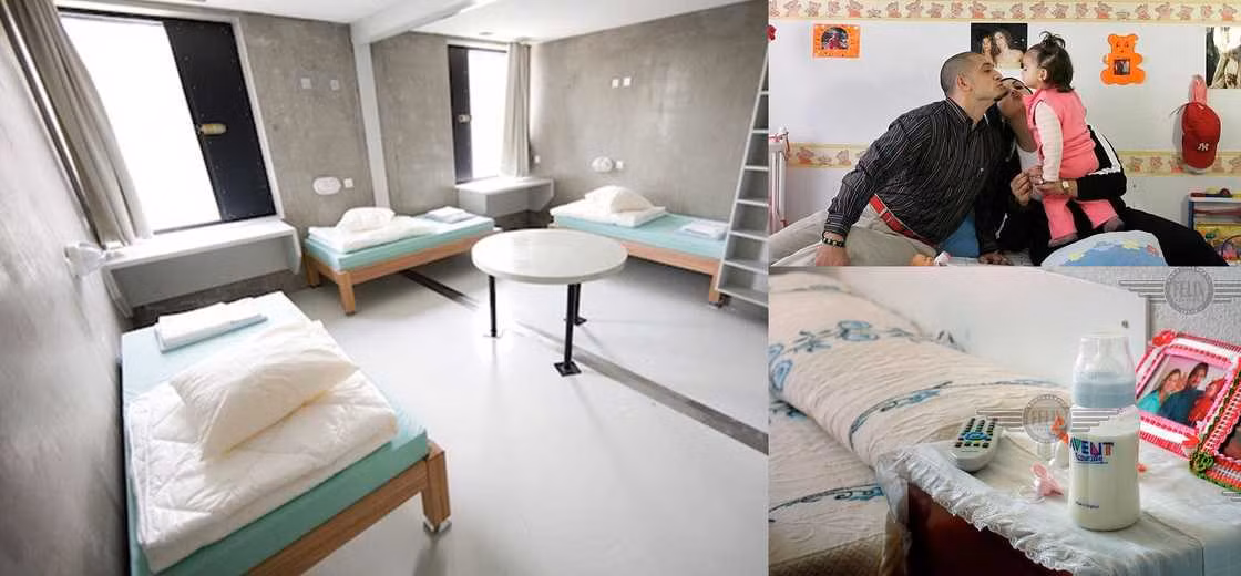 Các tù nhân làm cha mẹ cảm thấy hạnh phúc bởi dù đang thụ án tù nhưng vẫn được ở cạnh con trong những năm tháng đầu đời của chúng. Hàng ngày, họ phải tham gia điểm danh vào buổi sáng và buổi tối.