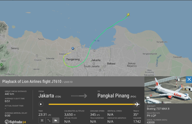 Roi may bay o Indonesia, 188 nguoi mat tich tren bien
