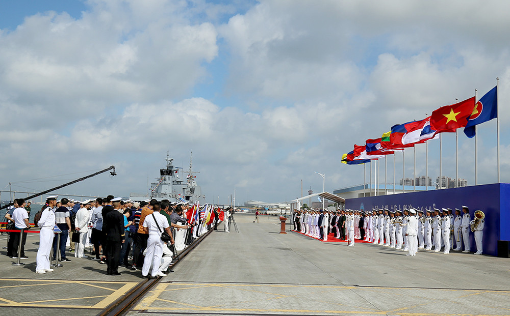 Khai mac Dien tap hang hai Asean-Trung Quoc nam 2018