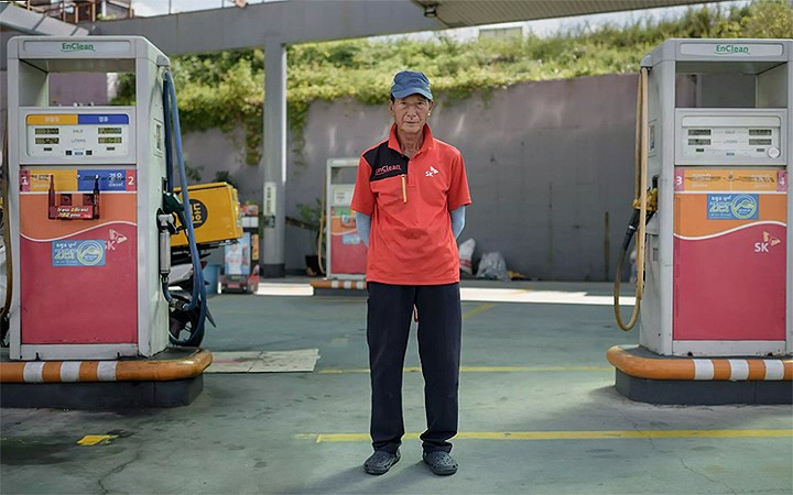 Nhân viên và cách bố trí trạm bán xăng ở Hàn Quốc…