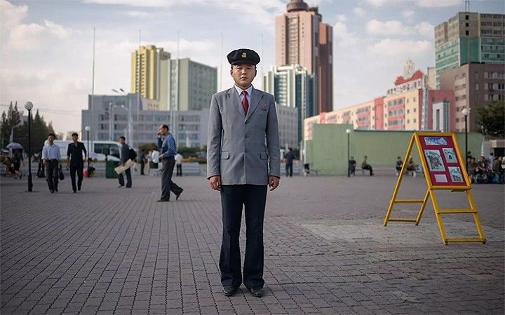 Và hình ảnh tri thức hiền lành của chàng sinh viên Triều Tiên Pak Kum-ryong, 23 tuổi.