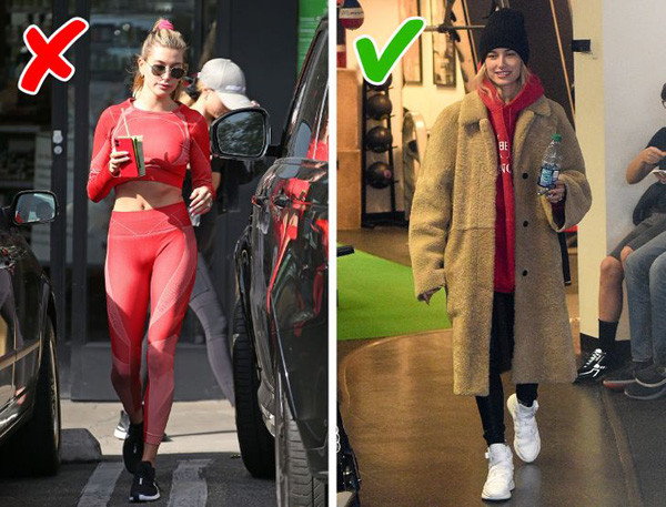 Chọn legging với áo đơn sắc. Chọn bộ đồ đơn sắc sẽ khiến món đồ mặc trên người mang hơi hướng bộ đồ tập. Hiện nay, nhiều người thích thú với trend phối quần legging trơn với chất liệu vải phi lycra với màu sắc phù hợp với màu da.