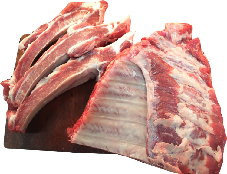 Nếu như sườn hàng giữa dễ dàng nhận biết thì hàng trước và hàng sau lại khó phân loại. Để phân biệt, người bán thịt tiết lộ nên chú ý đến các điểm sau: