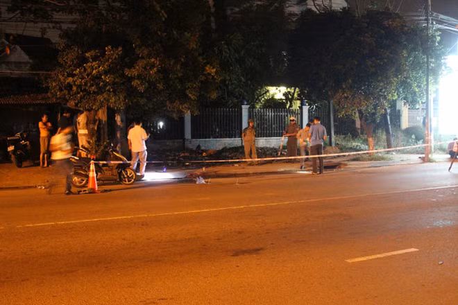 Hiện trường nơi xảy ra vụ việc.