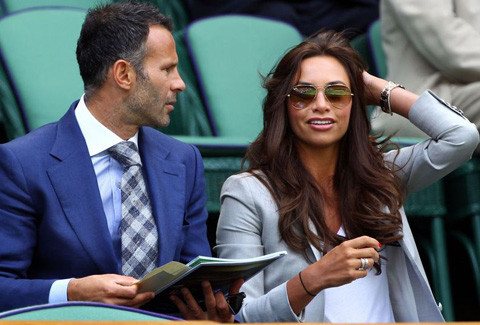 Ryan Giggs và vợ Stacey khi còn mặn nồng.