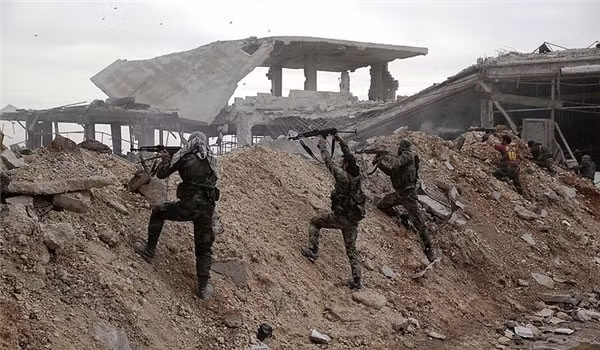 Hình ảnh trên chiến trường ở Iraq. Ảnh FNA