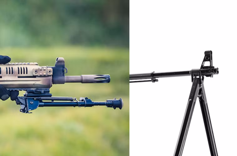 Có thể nhận thấy điểm khác biệt trong vũ khí Nga nói chung và khẩu RPK-16 nói riêng là Nga đã tiến hành cải tiến kiểu chóp nòng bù giật. Nó mang hình dáng kiểu chóp nòng hình lồng chim giống như M-16 nhưng cải tiến hôn ở các khe rãnh cắt.