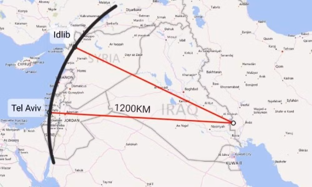 "Cả Idlib và Tel Aviv đều nằm cách trận địa ở Khuzestan của Iran khoảng 1.200 km. Tầm bắn của tên lửa Kheibar Shekan cũng đủ sức bao trùm toàn bộ lãnh thổ Israel", chuyên gia Taleblu nhấn mạnh.