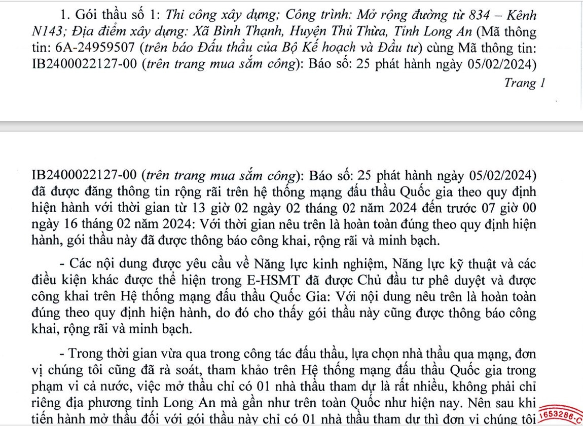 Long An: Cty Lưu Nhựt Tân thi công mở rộng đường 834 – Kênh N143 - Hình 2 Long An: Cty Luu Nhut Tan thi cong mo rong duong 834 – Kenh N143-Hinh-2