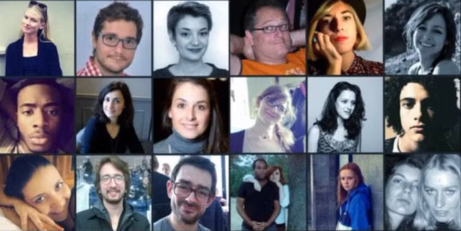 Hình ảnh một số nạn nhân còn “mất tích” sau hàng loạt vụ nổ bom và xả súng rung chuyển thủ đô Paris đêm 13/11.