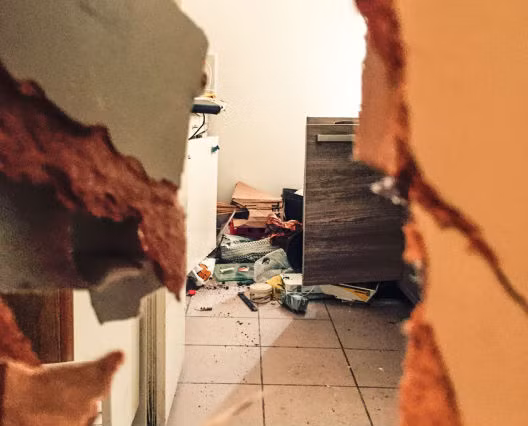 Ban đầu, truyền thông Bỉ đưa tin, chất nổ và các sản phẩm hóa học được tìm thấy bên trong căn hộ này. Tuy nhiên, sau đó, báo chí cho biết, cảnh sát phát hiện súng và đạn dược bên trong căn hộ, không có chất nổ.