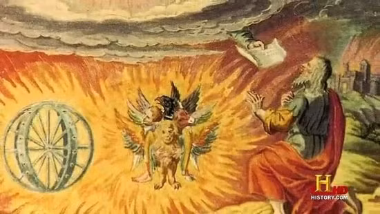 Ngoài ra, cuốn sách Ezekiel, một phần của Kinh Thánh, viết bằng tiếng Do Thái có nhắc đến việc một nhà tiên tri nhìn thấy một vật thể bay xuất hiện kèm theo lửa, khói và tiếng ồn lớn.