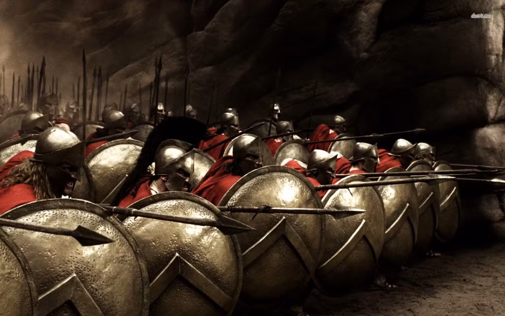 Theo đó, Vua Leonidas cùng 300 chiến binh Sparta chiến đấu chống lại đội quân Ba Tư đông gấp hơn 30 lần.